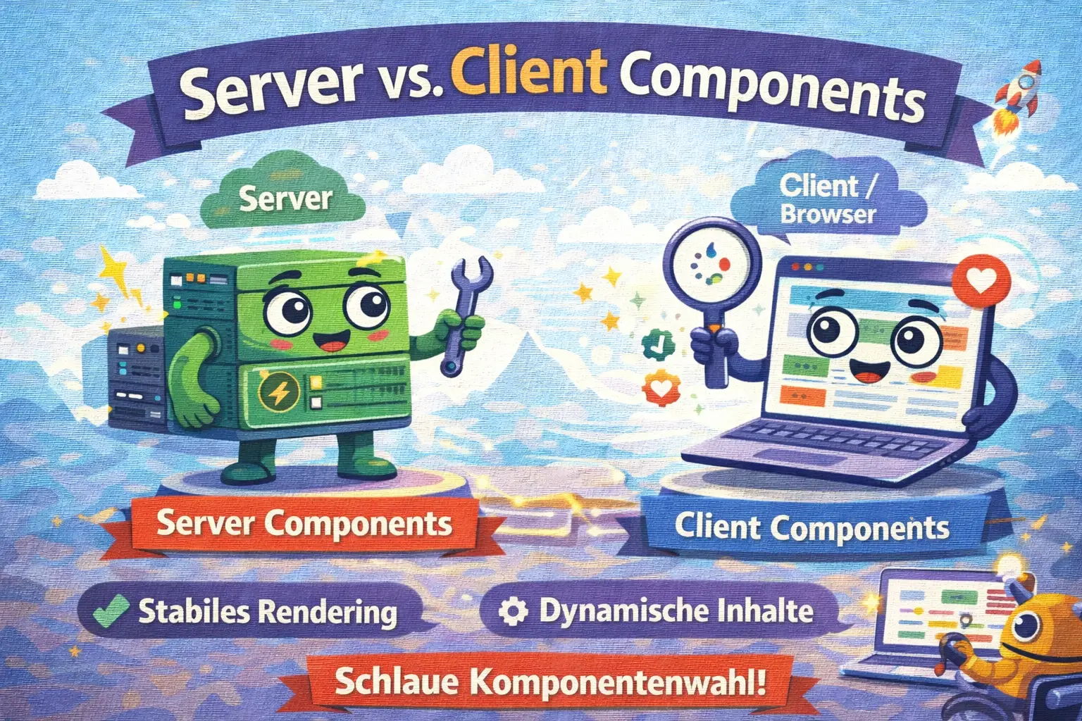 Server Components vs Client Components: Das SEO- & Performance-Mindset ...