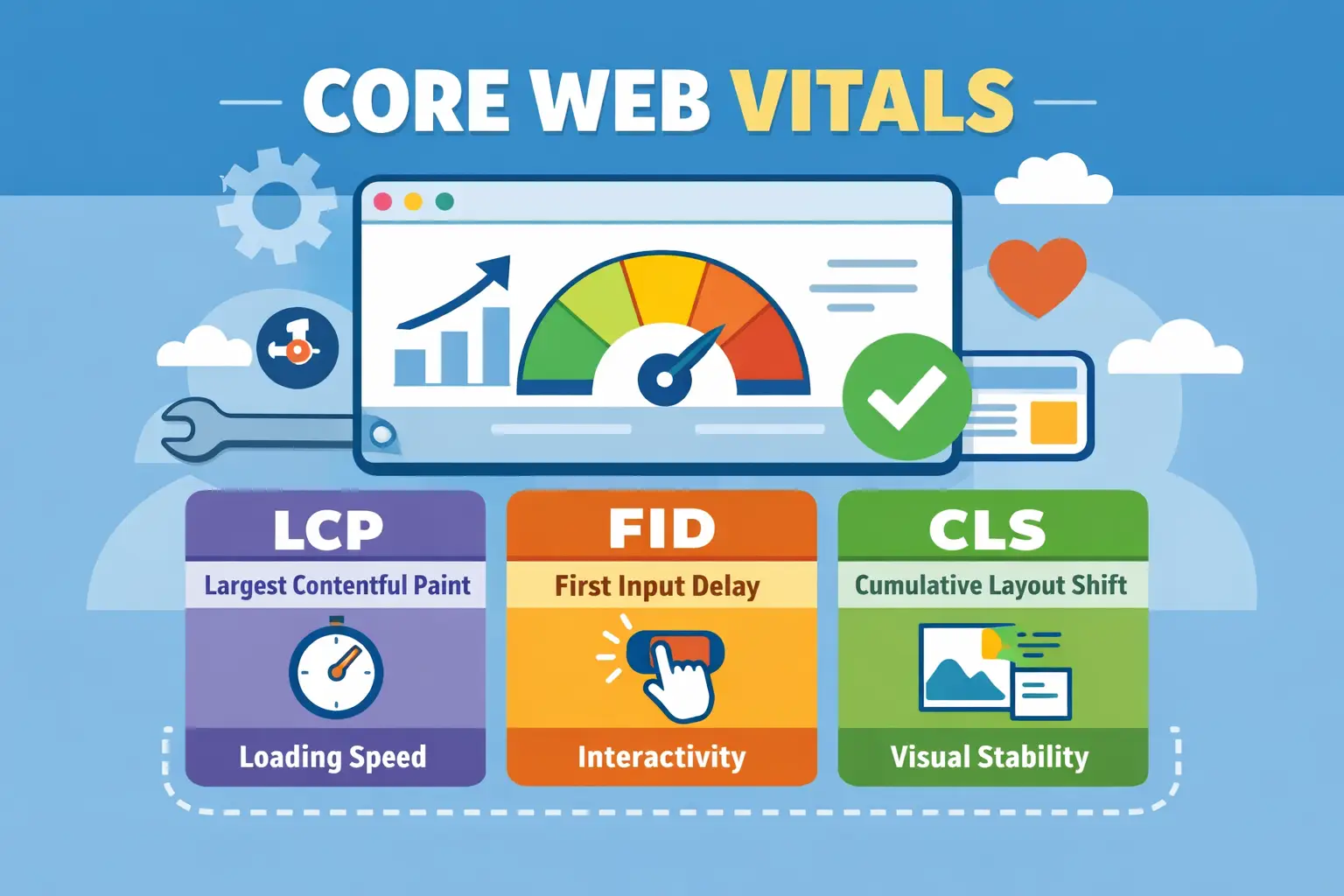 Geschwindigkeit und Performance Symbolik
