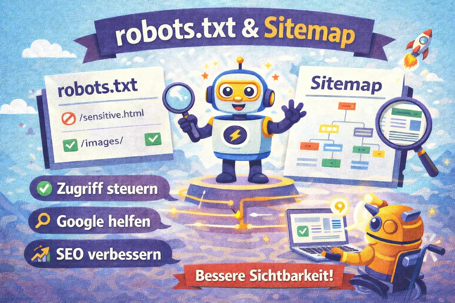 Sitemap und Robots korrekt konfigurieren