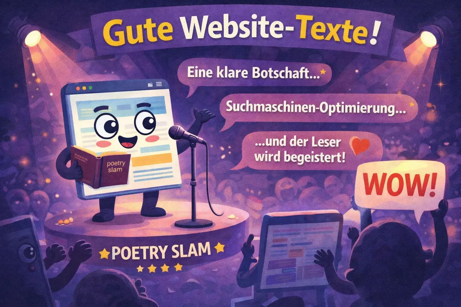 Website Texte mit Struktur und Nutzen