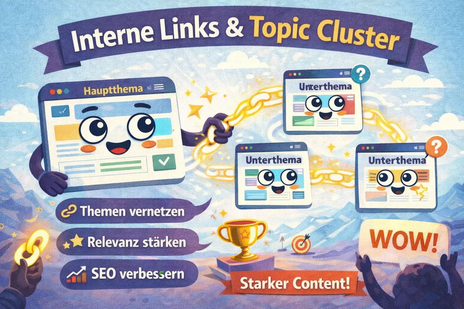 Topic Cluster und interne Verlinkung