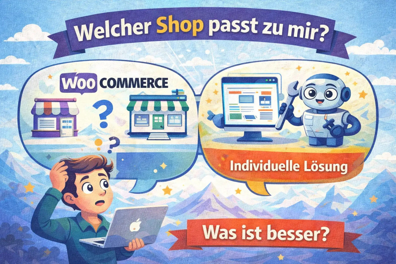 WooCommerce vs. individuelle Shop-Lösung Vergleich