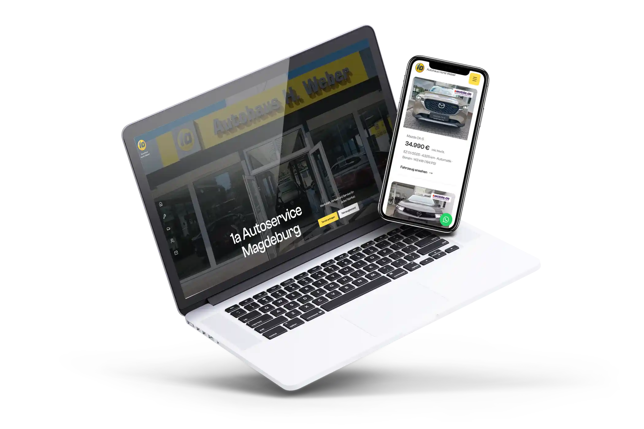 1a Autoservice Horst Weber – Projektbild