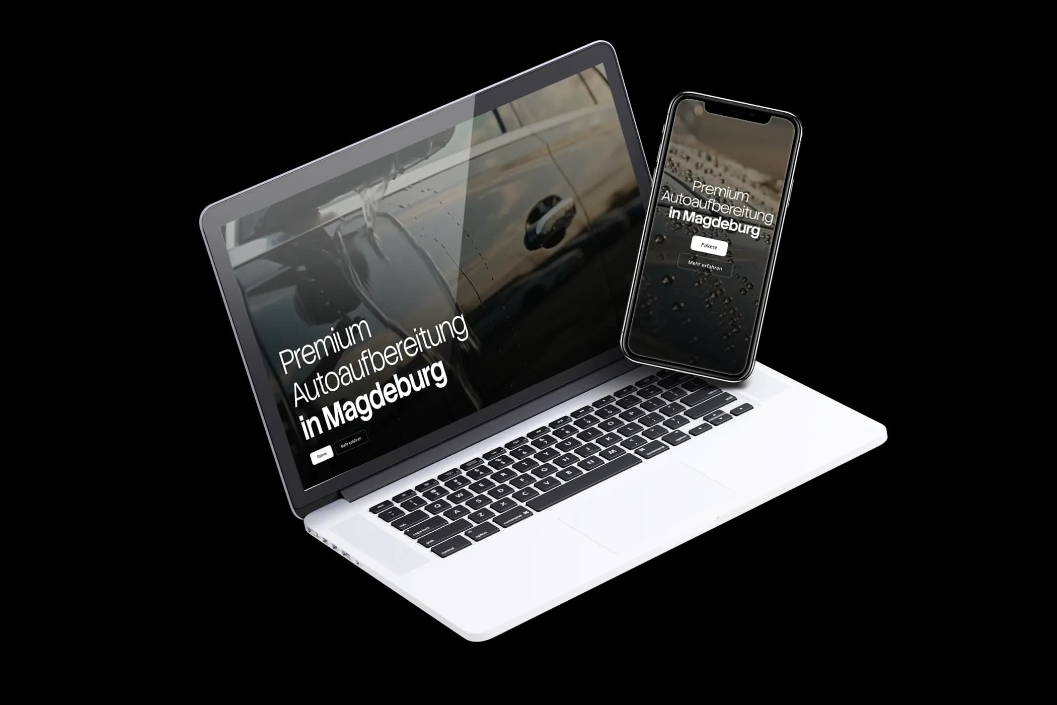 Webdesign für Autoaufbereitung