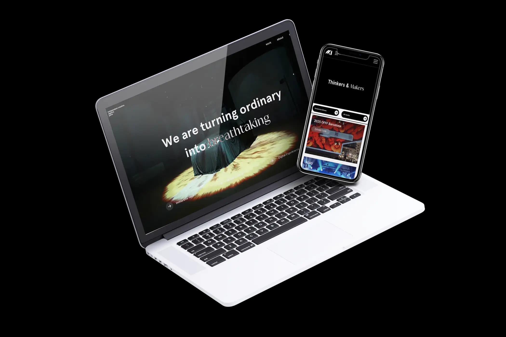 Kreatives Webdesign Projekt